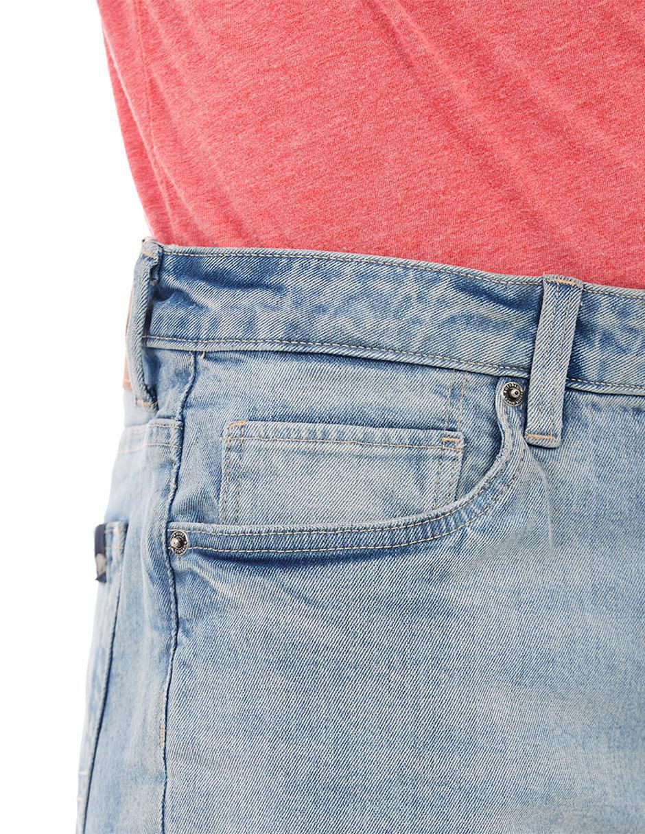 Bermuda de mezclilla para hombre