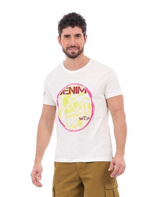 Playera cuello redondo para hombre