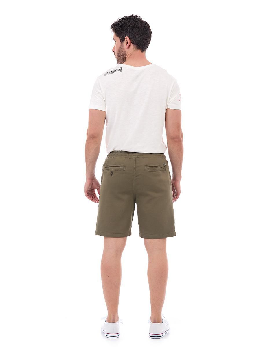 Bermuda de algodón para hombre