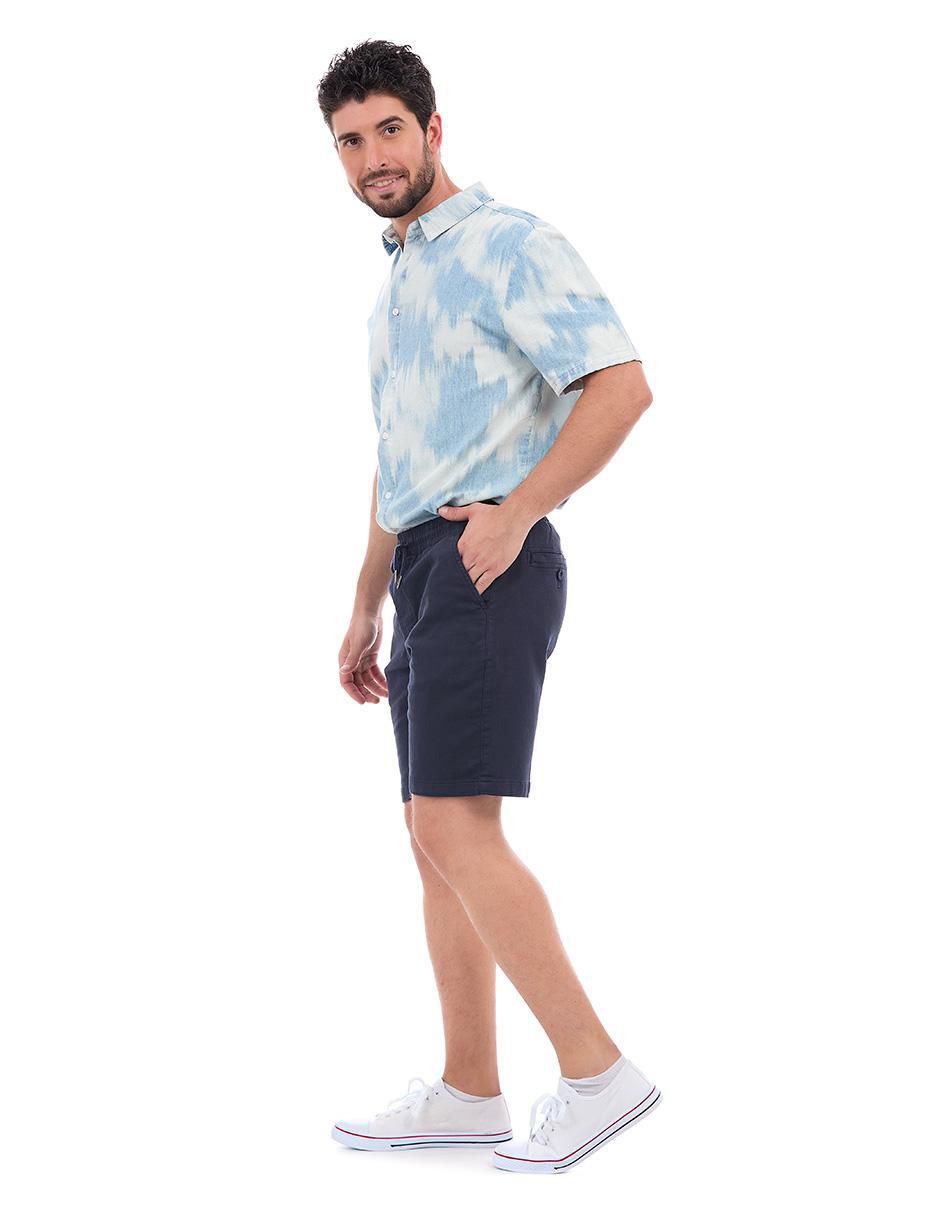Bermuda de algodón para hombre