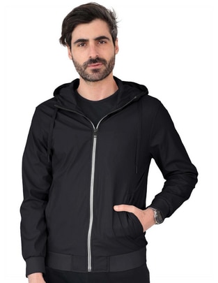 Chamarra bomber con bolsillos para hombre Chamarra bomber con bolsillos para hombre