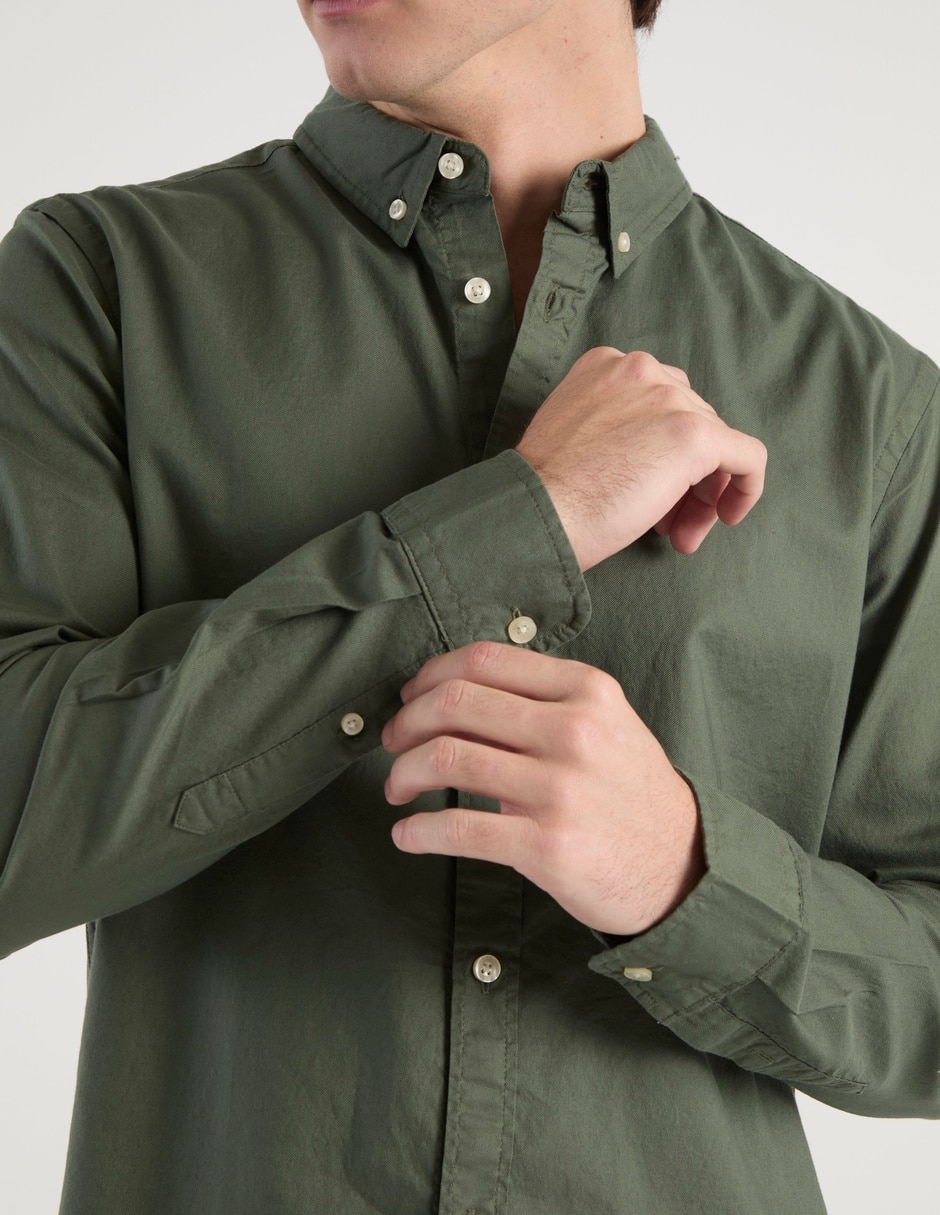 Camisa casual That's It de algodón manga larga para hombre