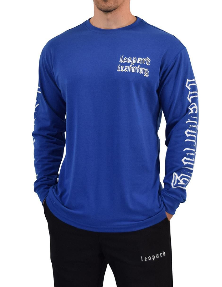 Playera John Leopard Power Logo Sleeve cuello redondo para hombre
