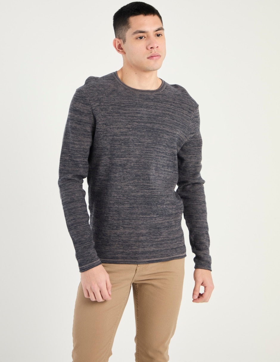 Suéter cuello redondo para hombre 1