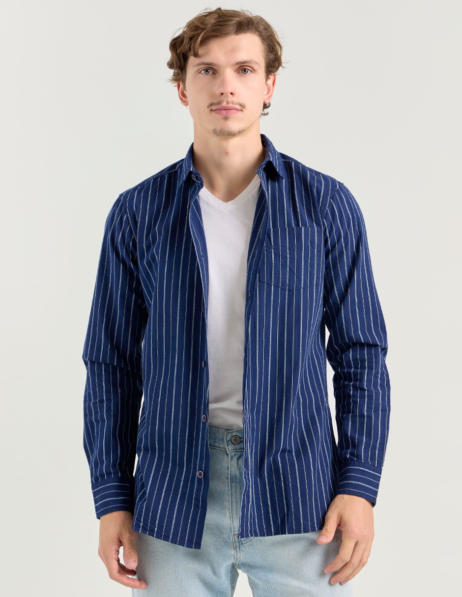 Sobrecamisa manga larga para hombre 1