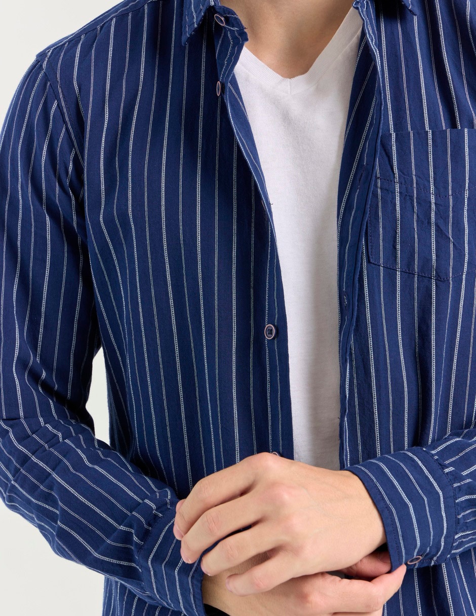 Sobrecamisa manga larga para hombre 7