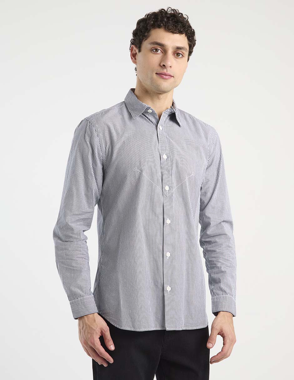 Camisa casual That's It manga larga para hombre