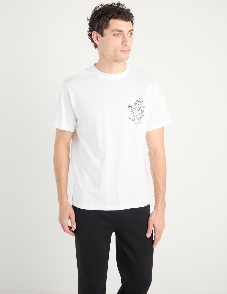 Playera cuello redondo para hombre 1