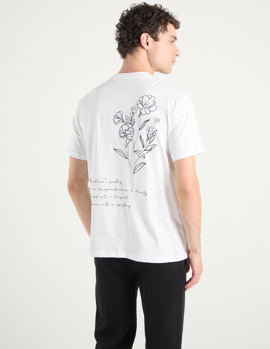 Playera cuello redondo para hombre