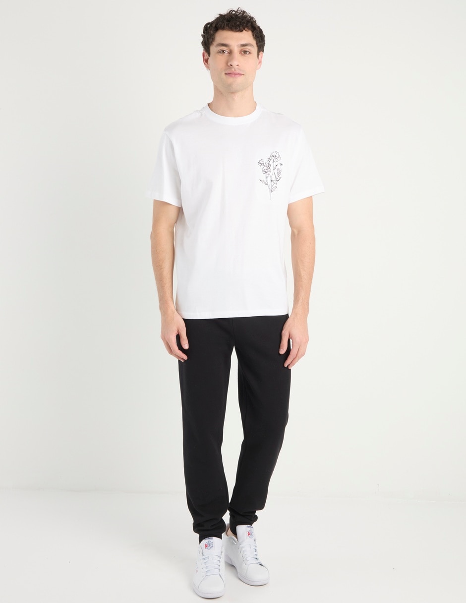Playera cuello redondo para hombre