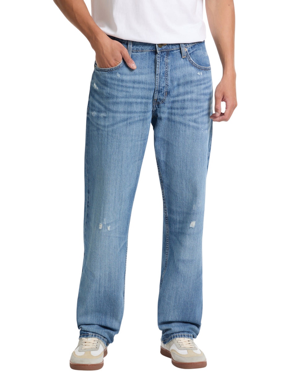 Jeans straight M5GA1BD5NV1-GJSL deslavado para hombre Jeans straight M5GA1BD5NV1-GJSL deslavado para hombre