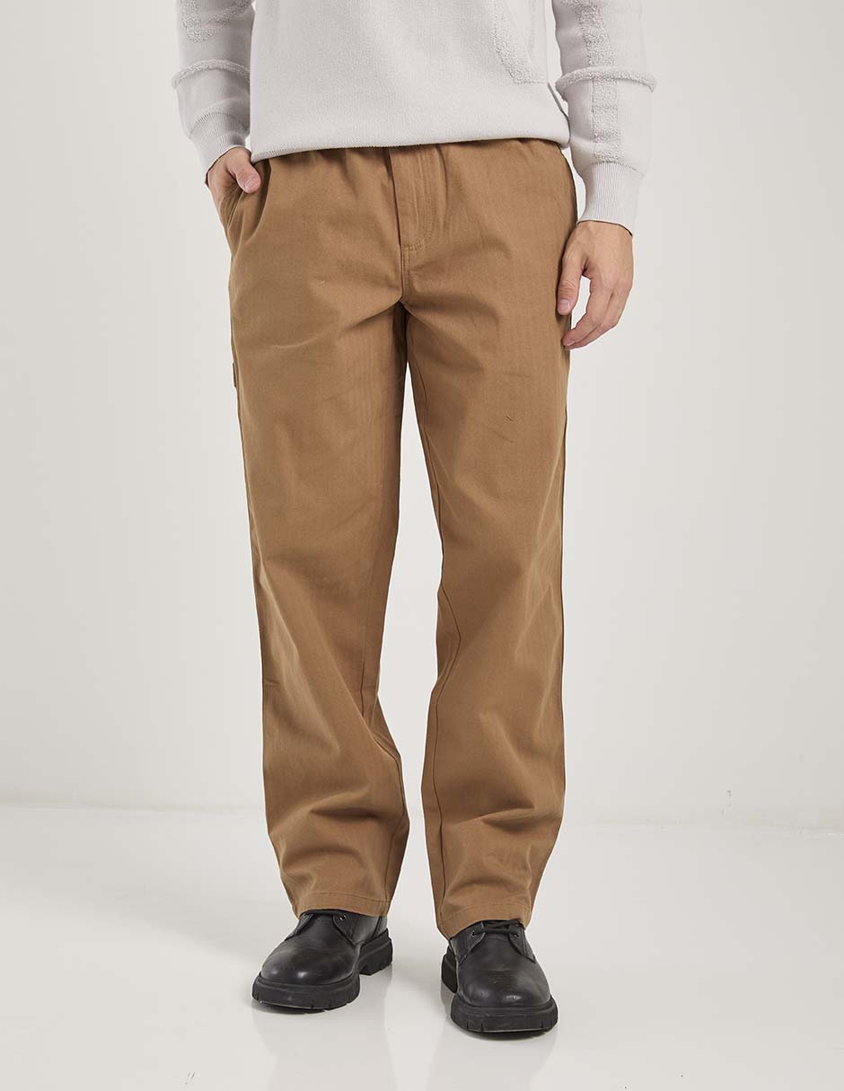 Pantalón jogger straight de algodón para hombre Pantalón jogger straight de algodón para hombre