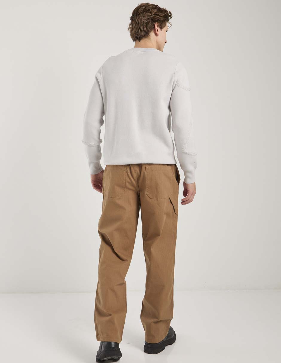 Pantalón jogger straight de algodón para hombre 4