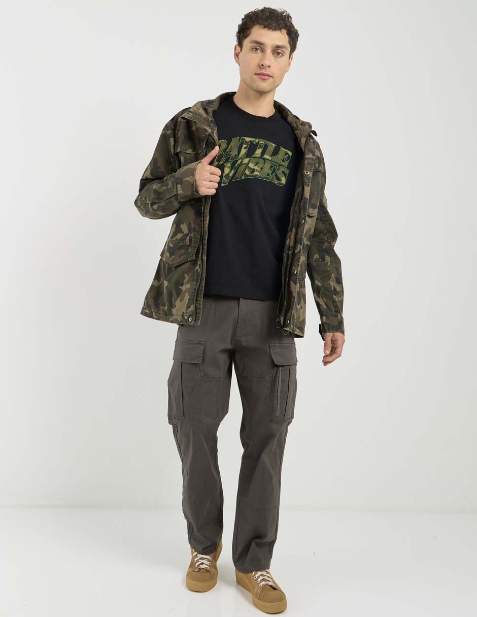Playera cuello redondo para hombre