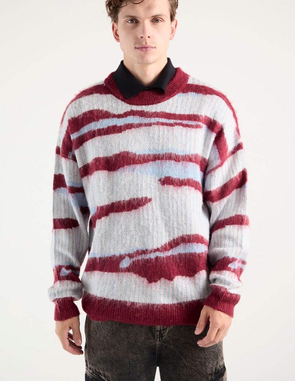 Suéter cuello redondo para hombre 1