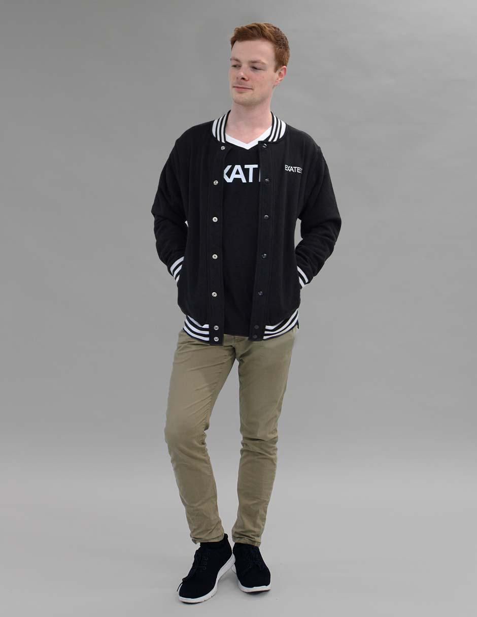 Chamarra casual con bolsillos para hombre 4