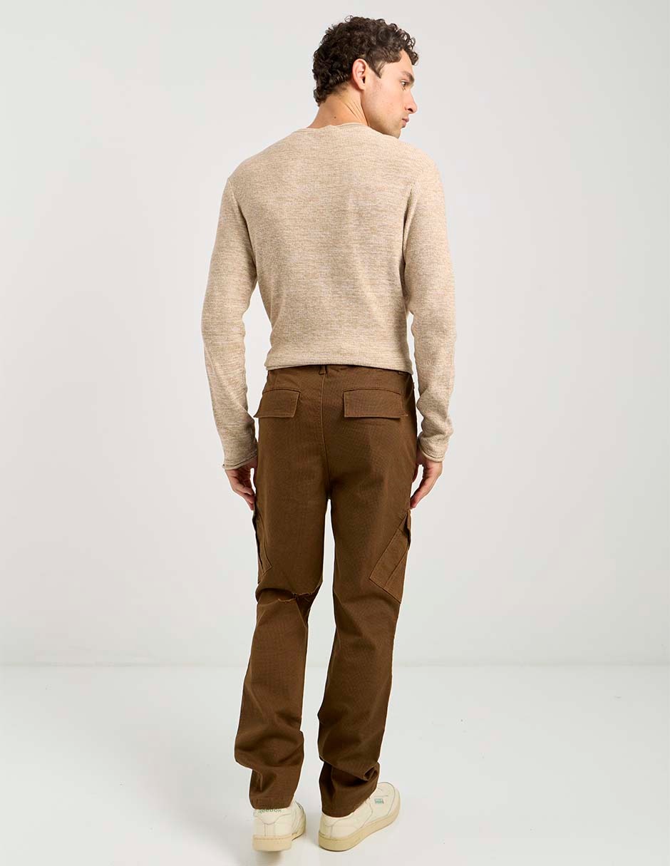 Pantalón cargo straight That's It de algodón para hombre