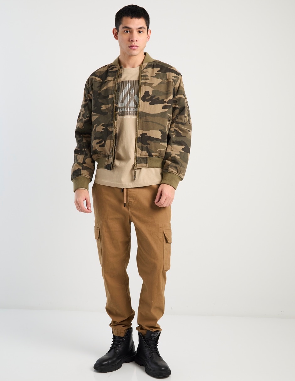 Chamarra bomber That's It con bolsillos para hombre