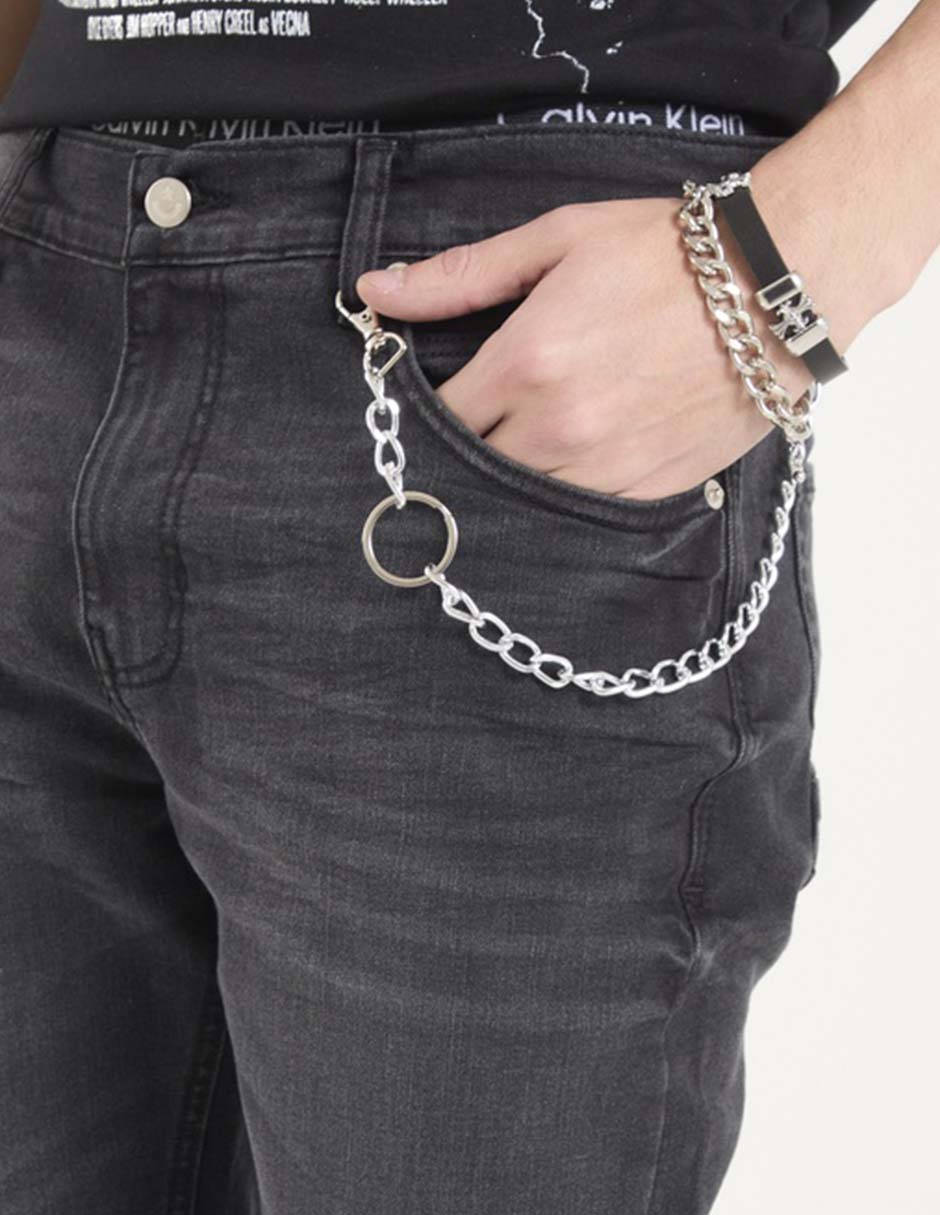 Jeans skinny lavado obscuro para hombre 7