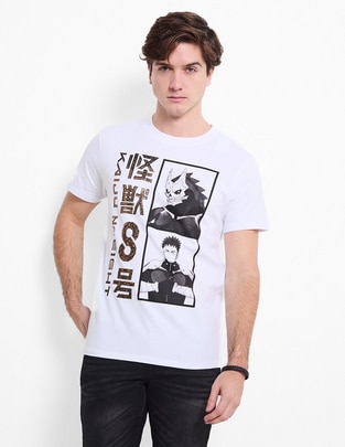 Playera Kaiju No. 8 cuello redondo para hombre