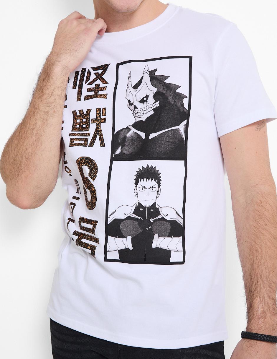 Playera Kaiju No. 8 cuello redondo para hombre 4