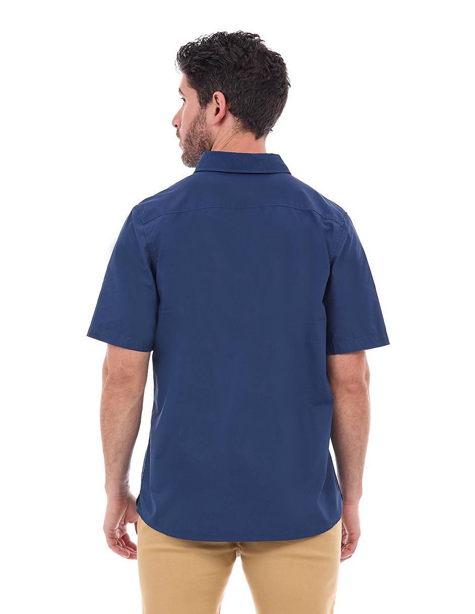 Camisa casual de algodón manga corta para hombre 5