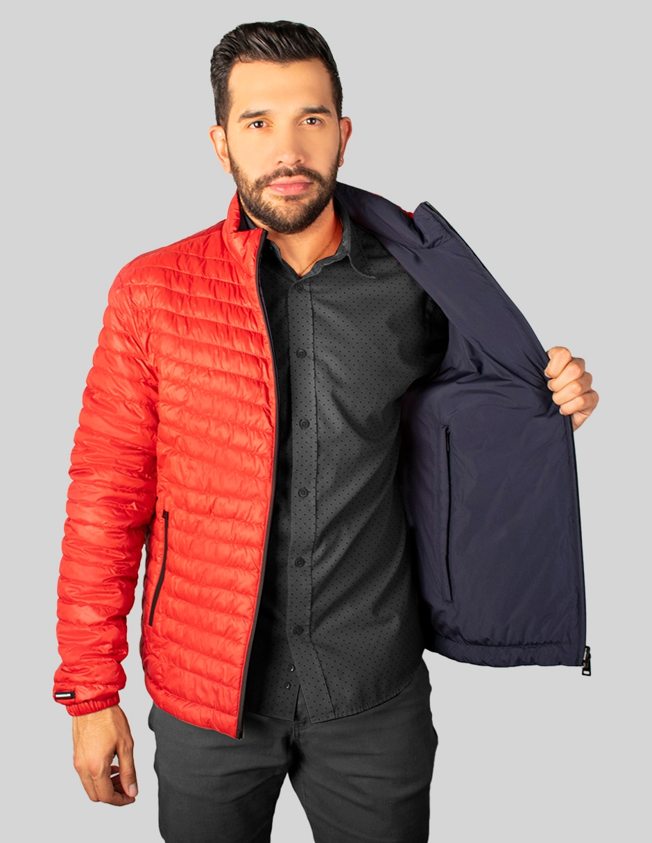 Chamarra acolchada greenlander reversible para hombre