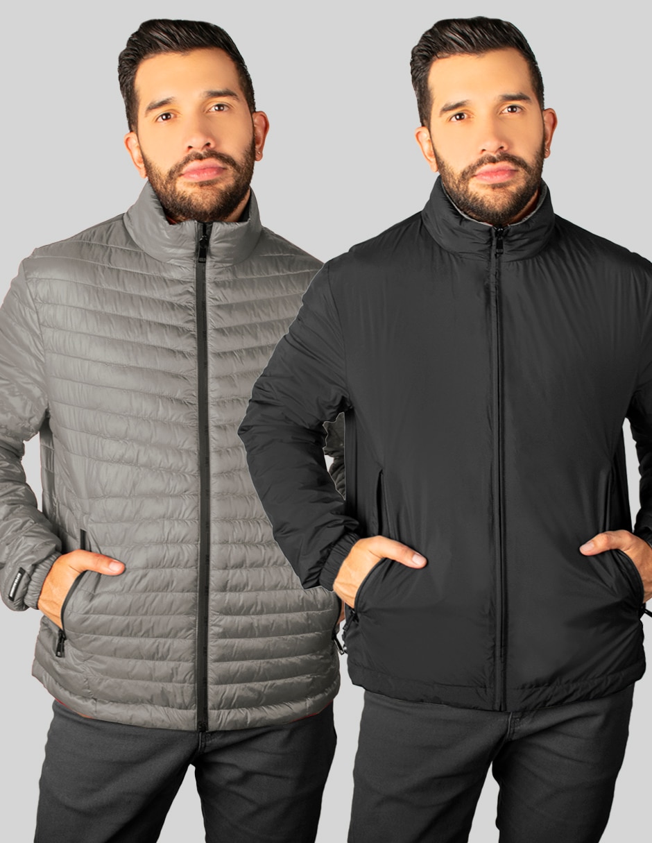 Chamarra acolchada reversible para hombre 5