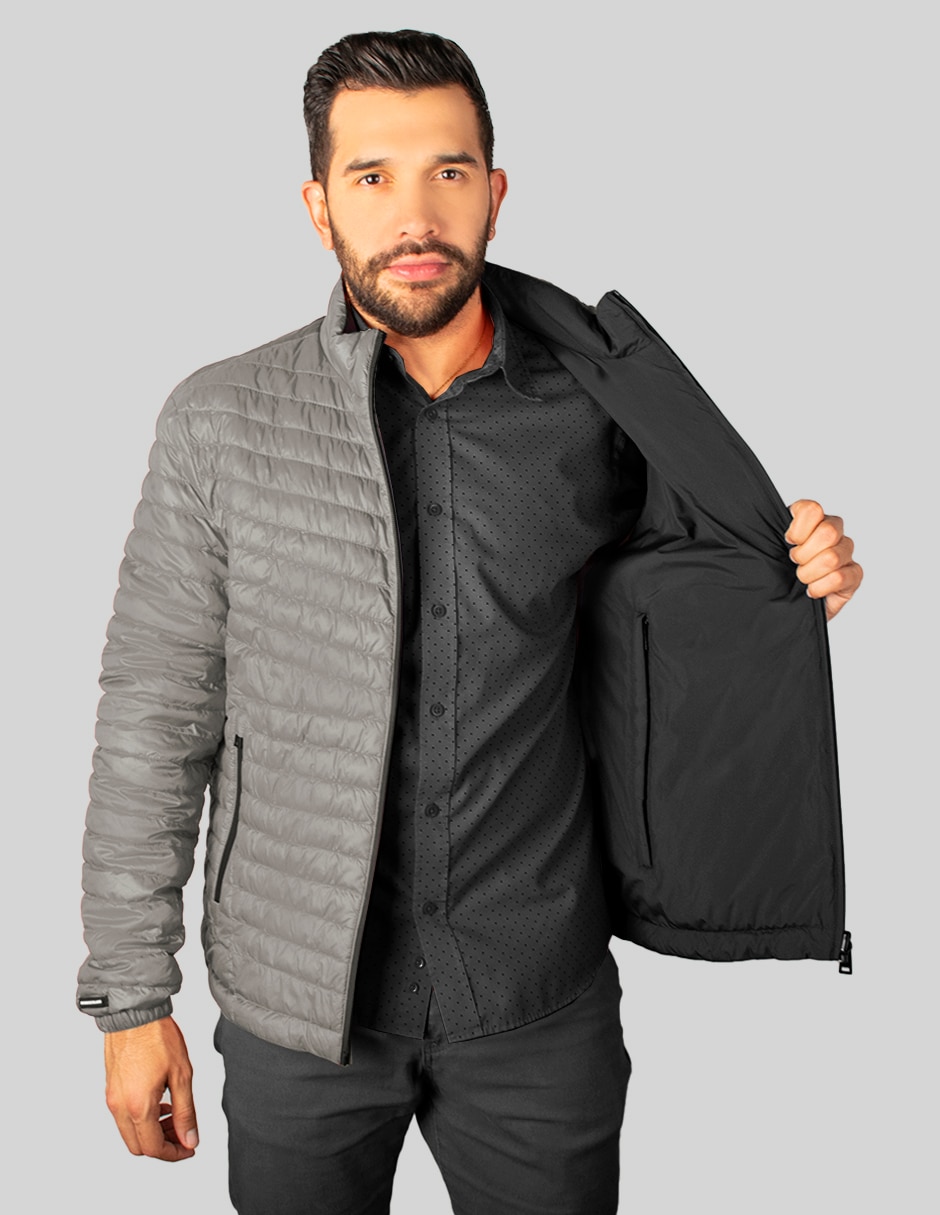 Chamarra acolchada reversible para hombre 8