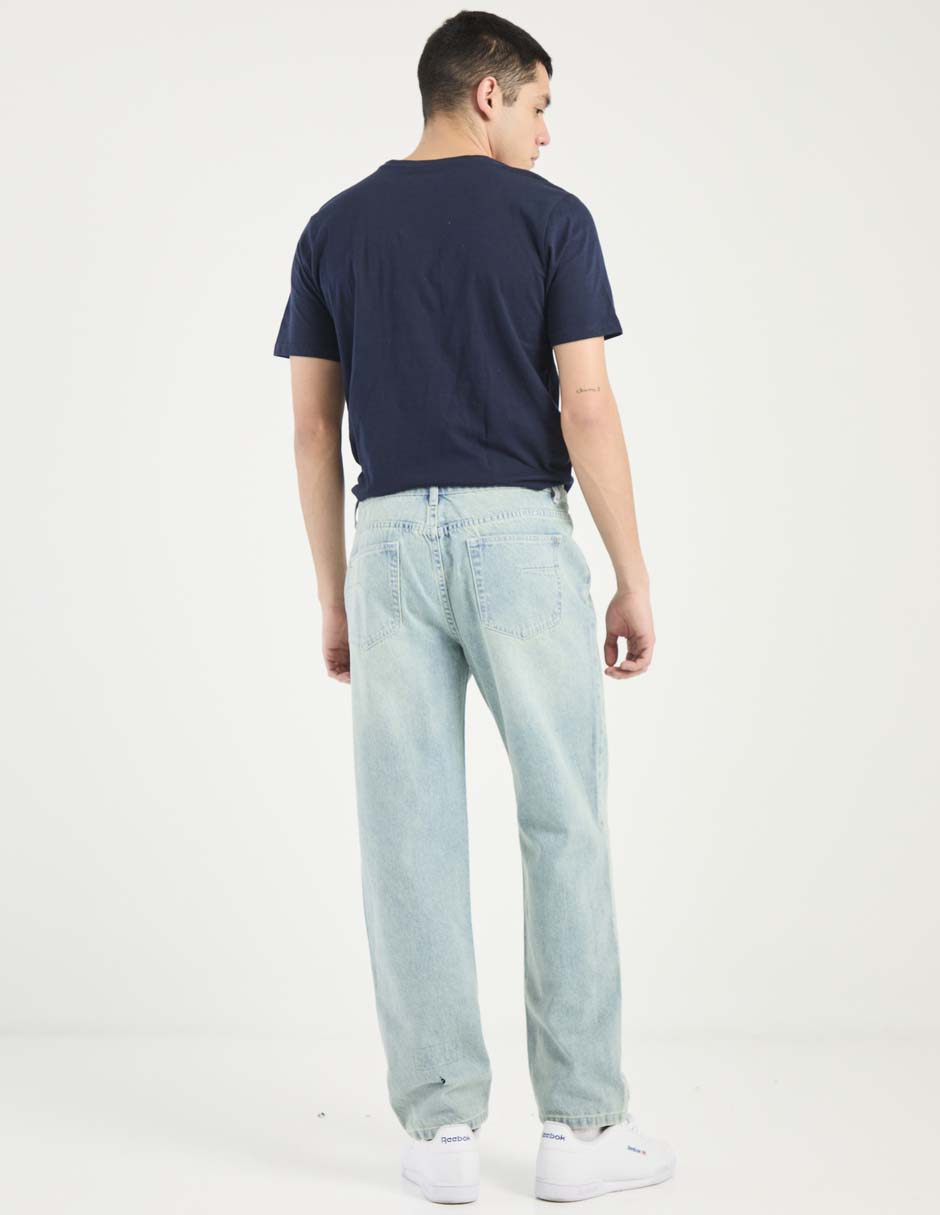 Jeans straight That's It lavado stone wash para hombre