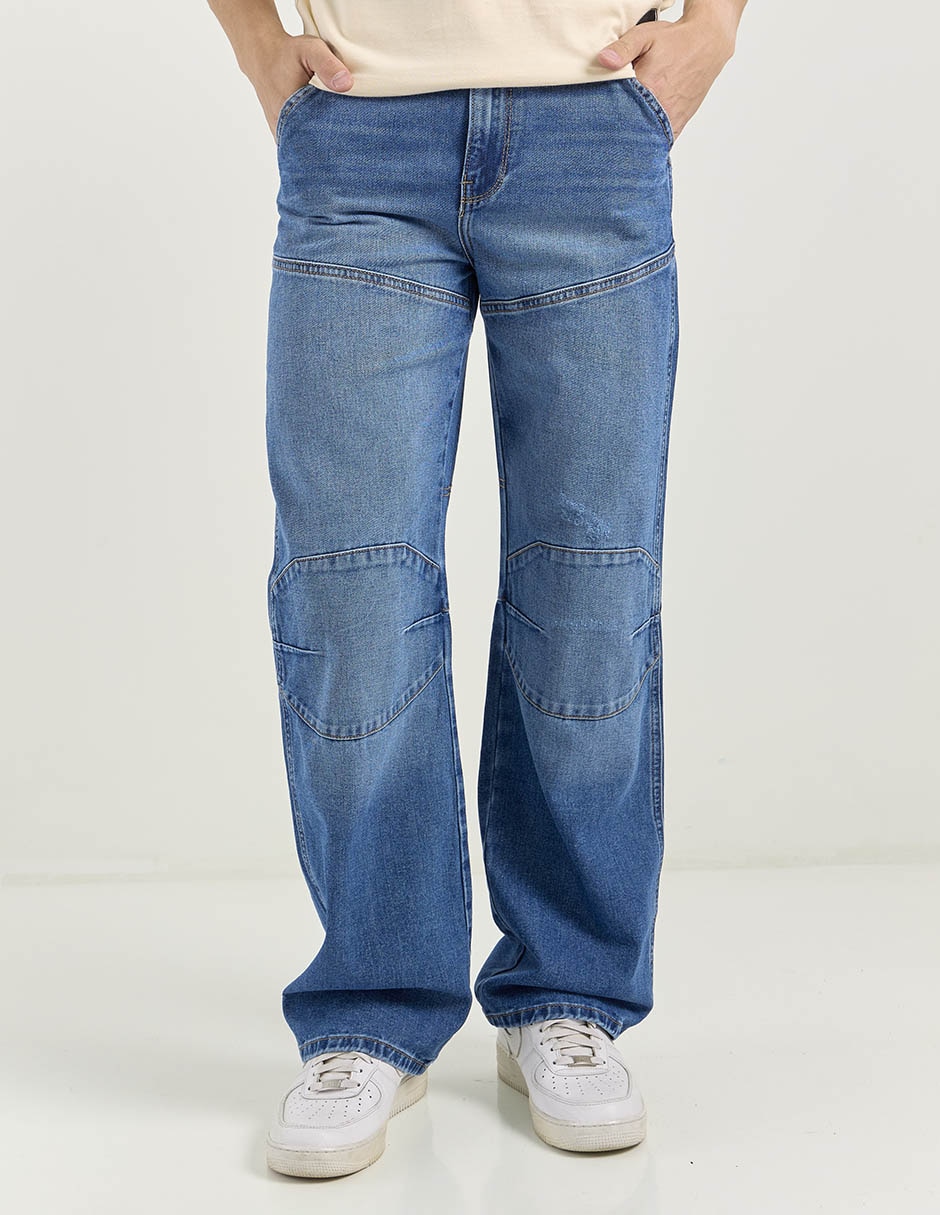 Jeans straight That's It lavado claro para hombre