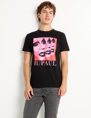 Playera Ru Paul cuello redondo para hombre