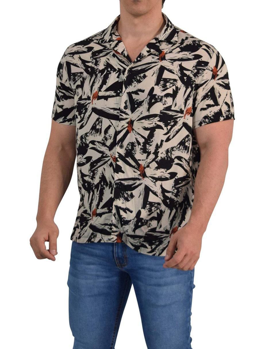Camisa casual de algodón manga corta para hombre 3