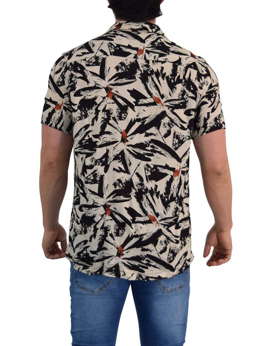 Camisa casual de algodón manga corta para hombre 2
