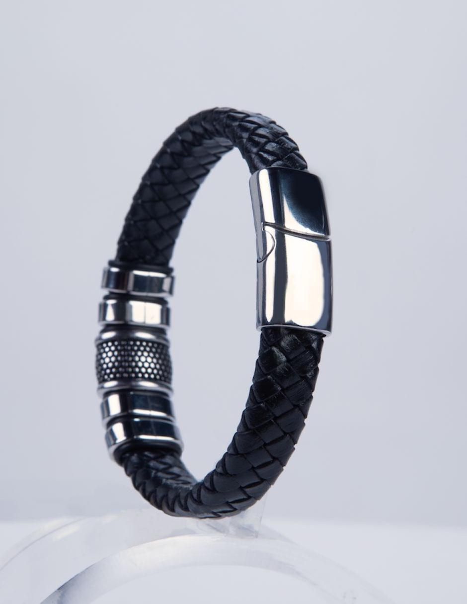 Pulsera Urban Steel acabado liso 4