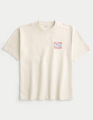 Playera Hollister cuello redondo para hombre