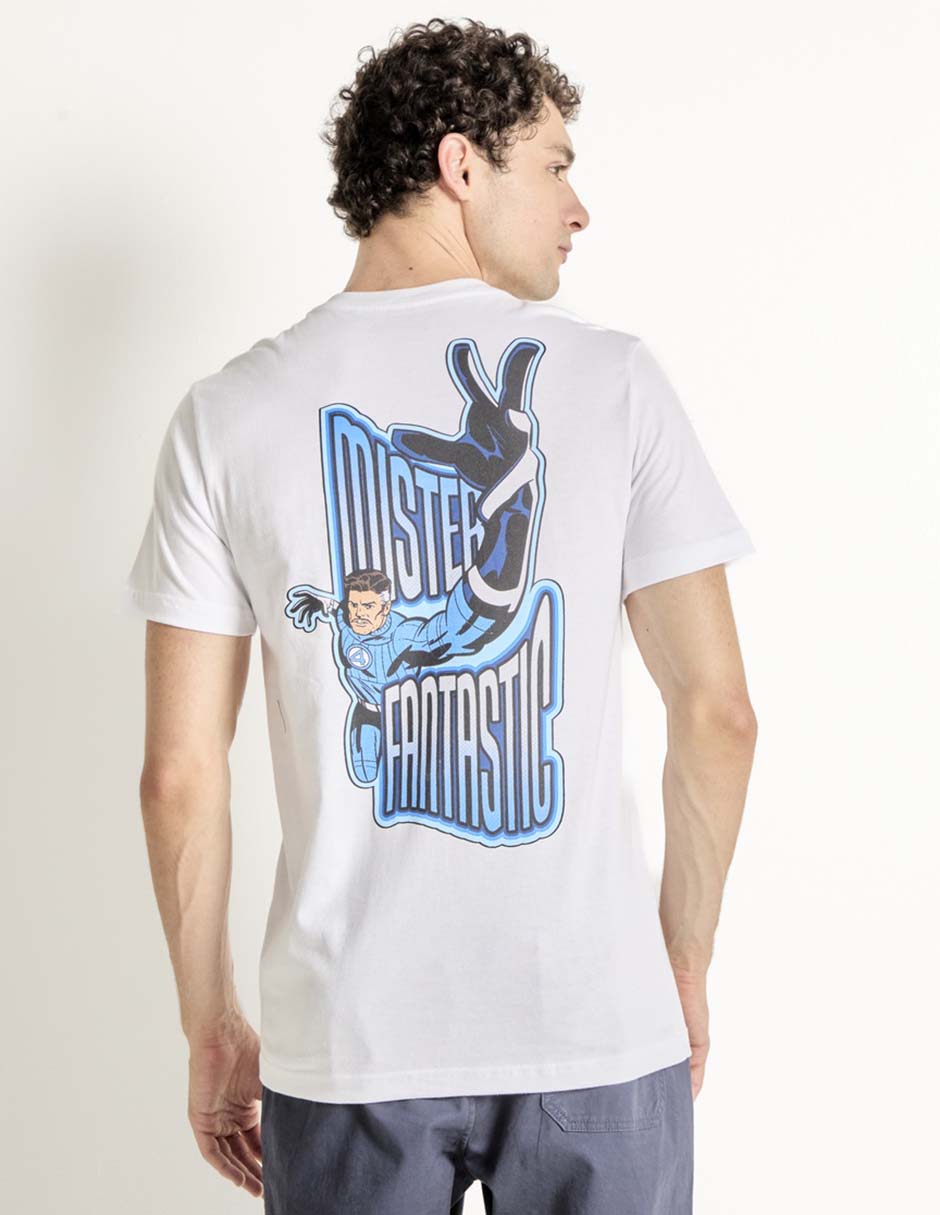 Playera mister fantastic 4 cuello redondo para hombre 5
