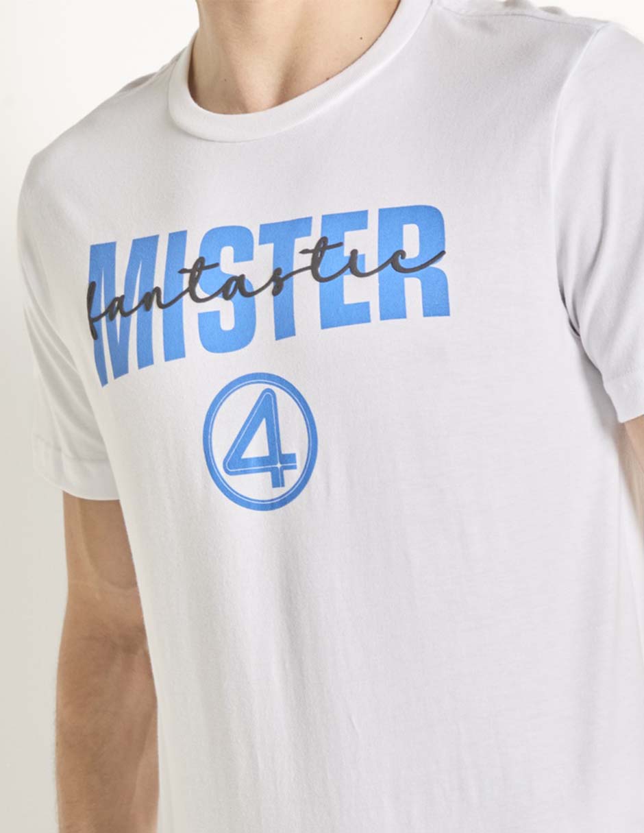 Playera mister fantastic 4 cuello redondo para hombre 7