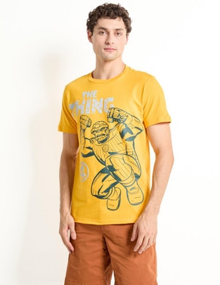 Playera Los 4 Fantásticos cuello redondo para hombre Playera Los 4 Fantásticos cuello redondo para hombre