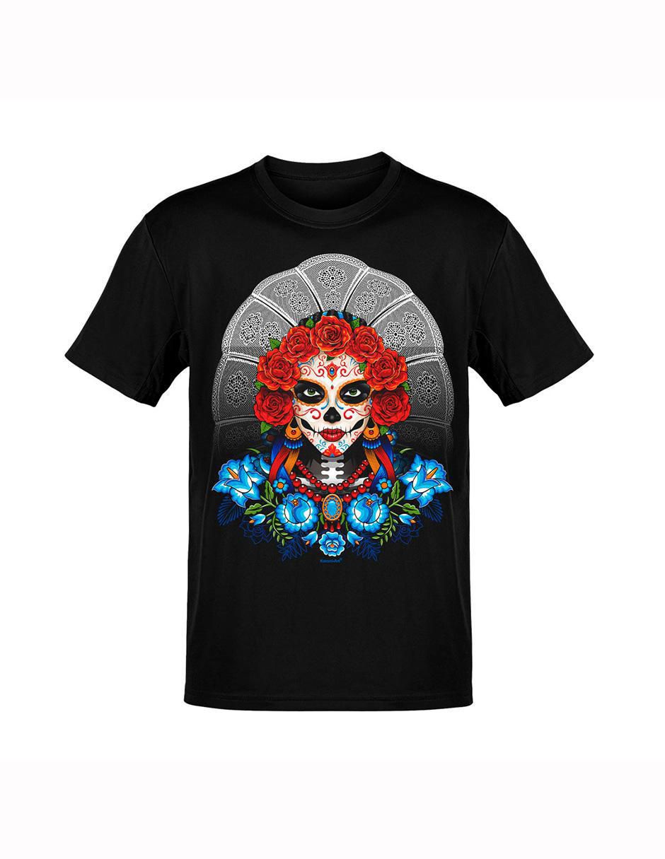 Playera Kib Maya Estilo Mexicano cuello redondo para hombre Playera Kib Maya Estilo Mexicano cuello redondo para hombre