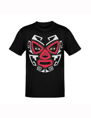Playera Kib Maya Estilo Mexicano cuello redondo para hombre Playera Kib Maya Estilo Mexicano cuello redondo para hombre