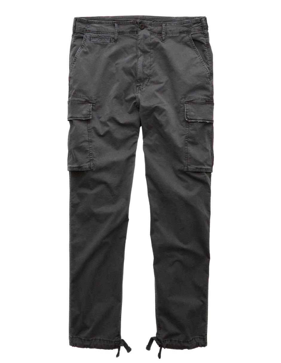 Pantalón cargo recto de algodón para hombre