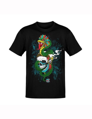 Playera Yoatzin Estilo Mexicano cuello redondo para hombre Playera Yoatzin Estilo Mexicano cuello redondo para hombre