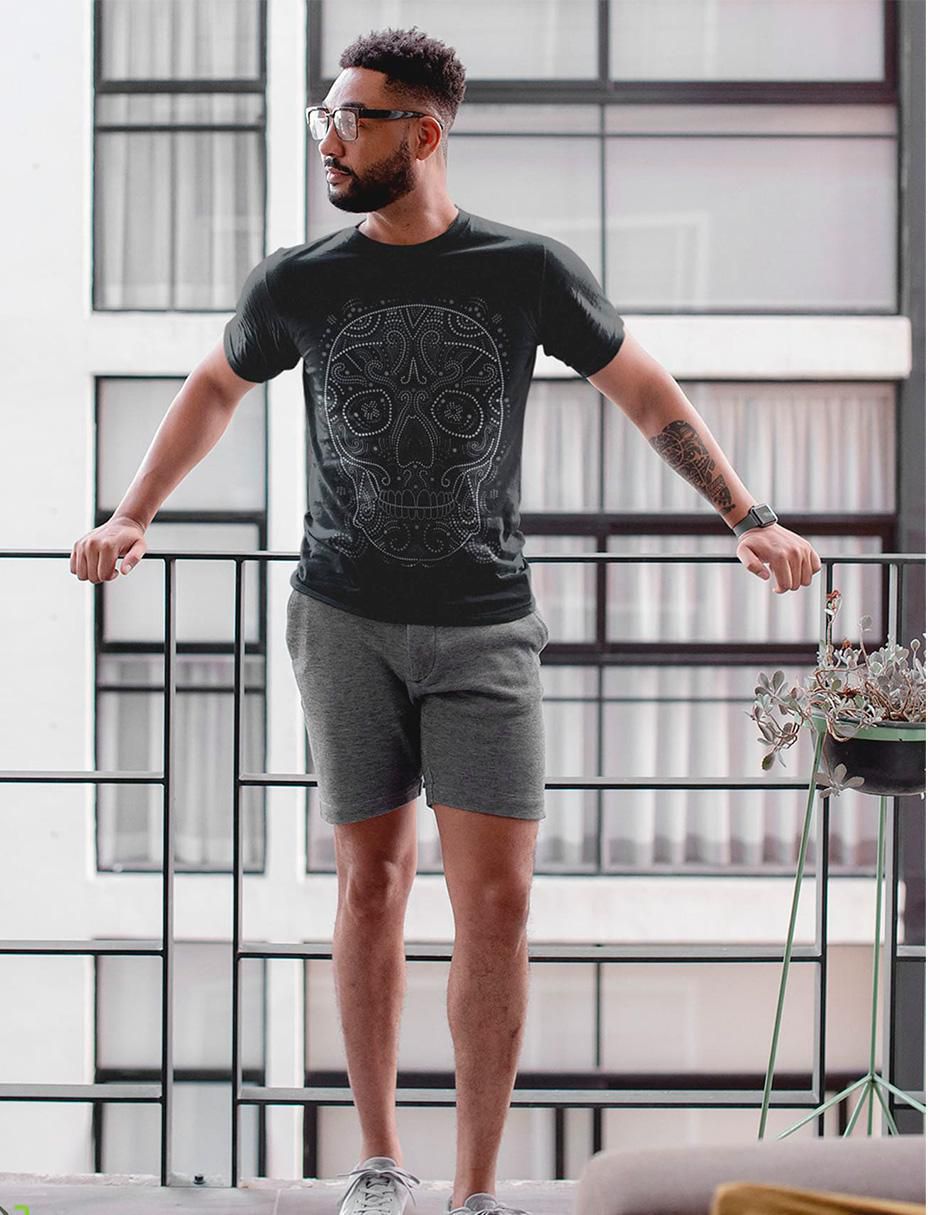 Playera cuello redondo para hombre 3