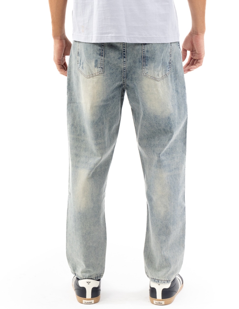 Jeans slim Quarry lavado destruido para hombre