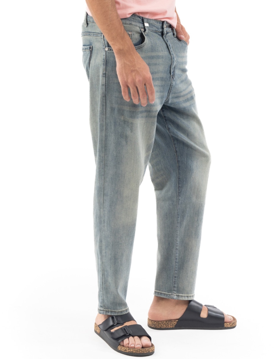 Jeans slim Quarry Fit Taper deslavado para hombre