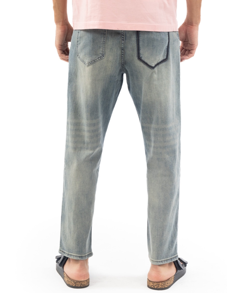 Jeans slim Quarry Fit Taper deslavado para hombre