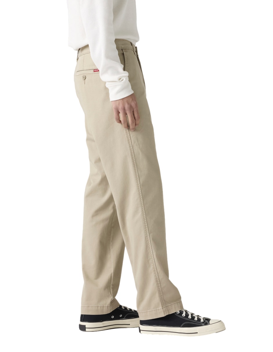 Pantalón chino recto de algodón para hombre 3