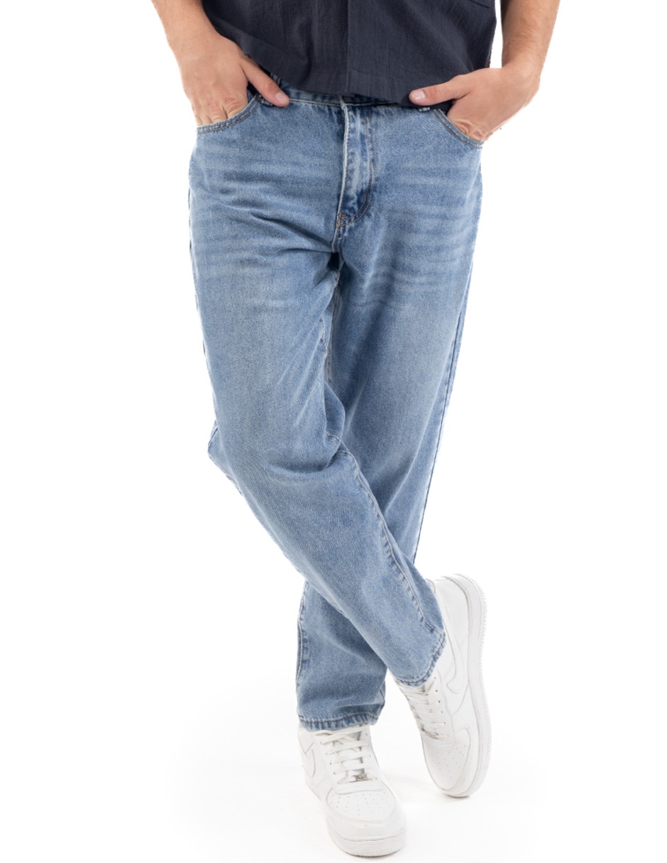 Jeans slim Standart Fit lavado medio para hombre Jeans slim Standart Fit lavado medio para hombre