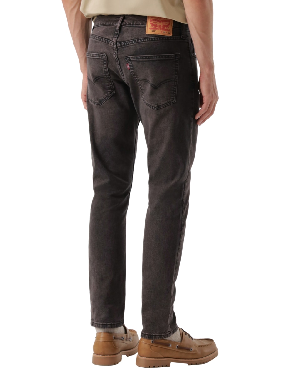 Jeans slim 512 lavado obscuro para hombre 4